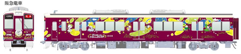 阪急・阪神の鉄道全線でCO2排出量を実質ゼロとする
「カーボンニュートラル運行」の開始にあわせて
ラッピング列車を4月1日（火）から運行します
