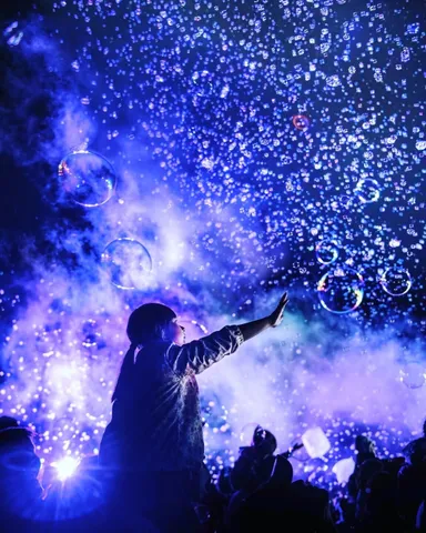 ナイトバブルショー