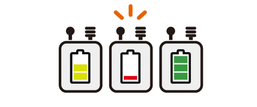 バッテリー残量の見える化