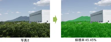 図2　改良点1(山など多様な緑への対応を強化)