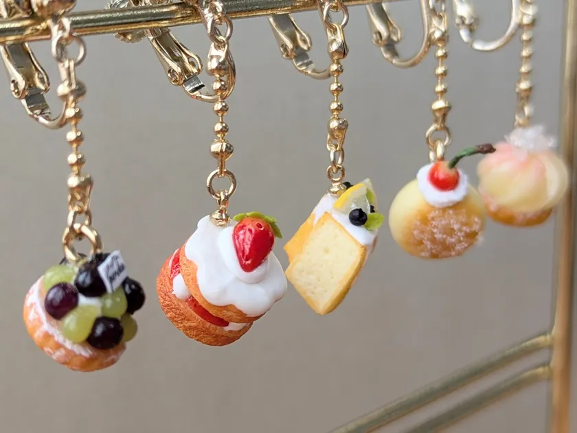 ケーキ風キーホルダー by たりも