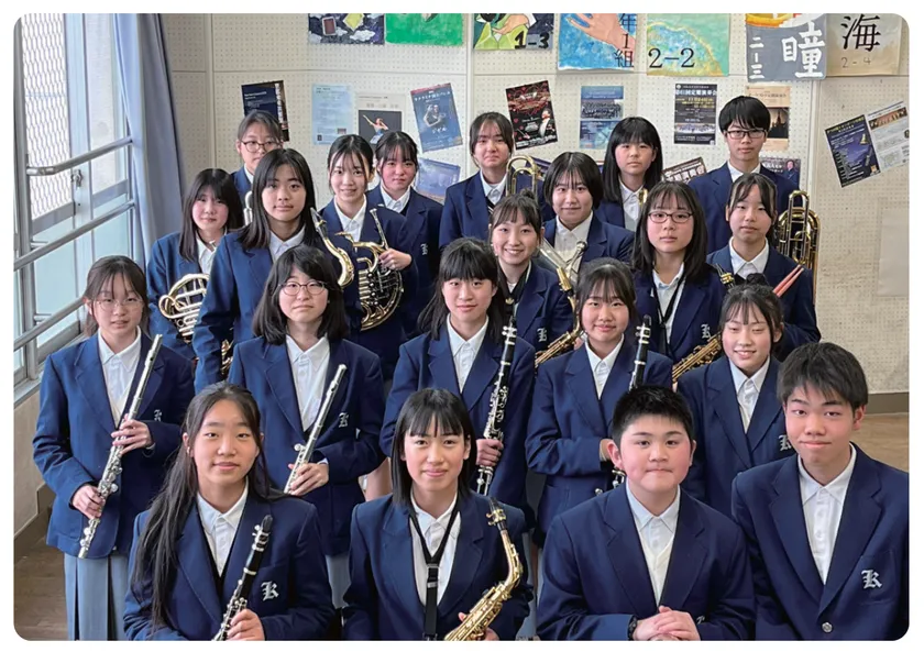 MOMOテラス_10周年_京都市立春日丘中学校_吹奏楽部_奏で~る