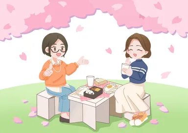 お花見指定席使用時イメージ