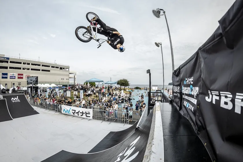 BMXフリースタイルパーク試合風景 1