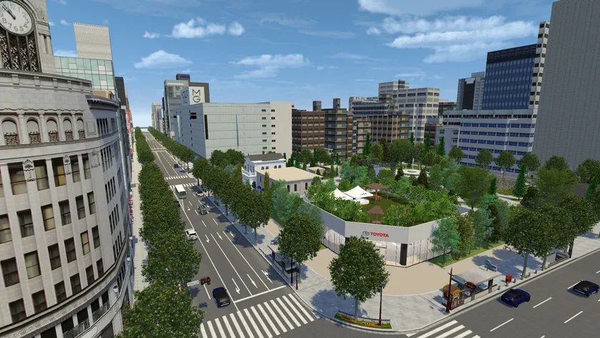 緑化されたもう一つの銀座