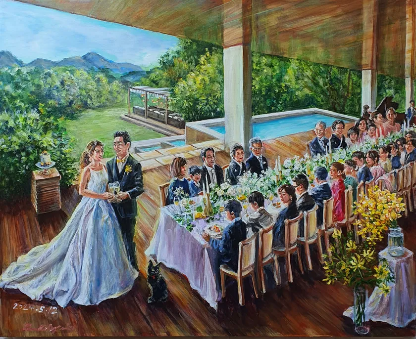 完成作品(ゲストとご一緒のプラン)