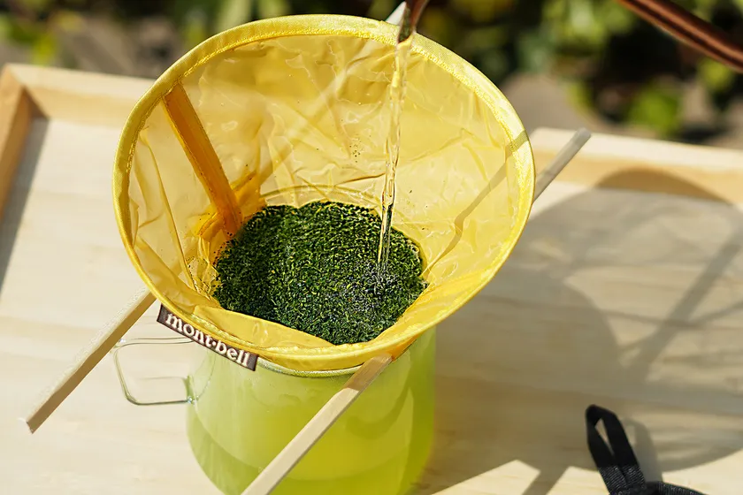 ドリップタイプの茶葉