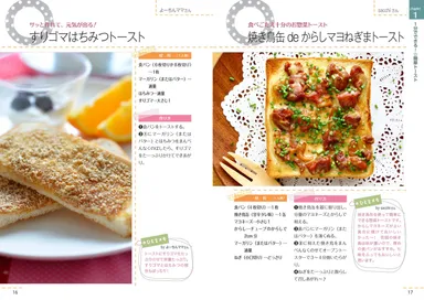 簡単トーストレシピ