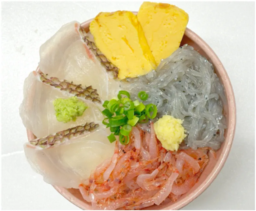 「春真鯛と駿河の幸」~生しらす・生桜えび~