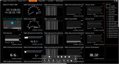 「dalchymia」 ビジュアルインターフェイス 画面イメージ