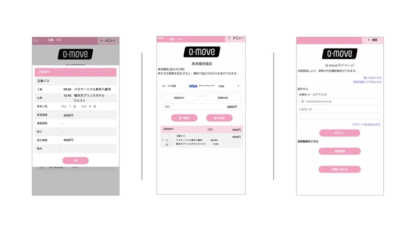 <Q-moveサイトのご利用イメージ>