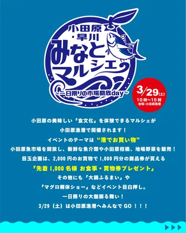 小田原・早川 みなとマルシェ 概要