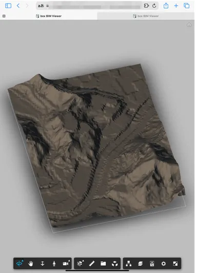 図1：Box上でのBIM/CIMデータ閲覧状況(2)