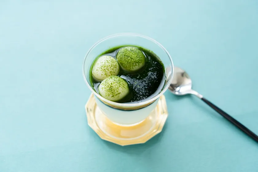 静岡県産抹茶白玉プリン