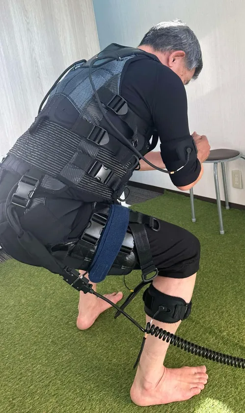 70歳男性トレーニングの様子