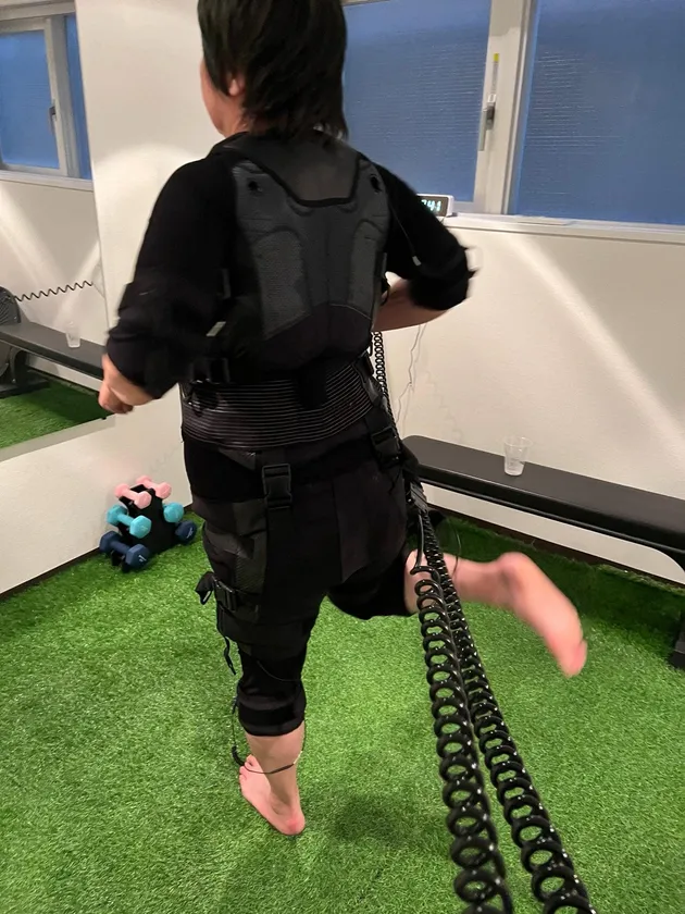 60歳女性トレーニングの様子