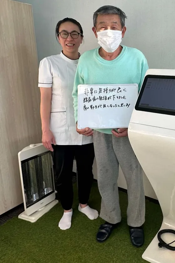 70歳男性の様子