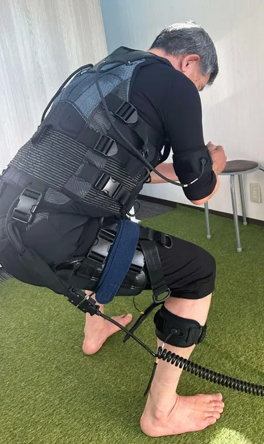 70歳男性トレーニングの様子