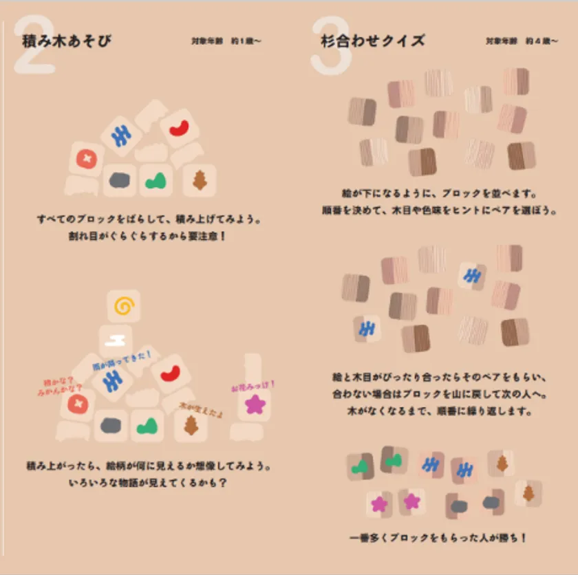 「木のおもちゃ」付属冊子「hello New baby」