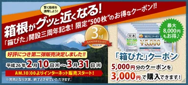 「箱ぴた」クーポン・WEB掲載バナー