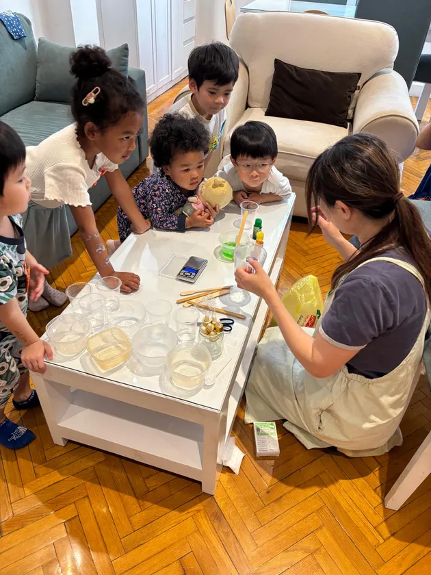 エジプト在住の日本のこどもたちのワークショップ