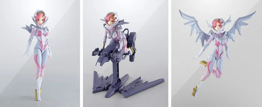 S.H.Figuarts ラクス・クライン(パイロットスーツVer.)ライドオン再現セット(商品イメージ)