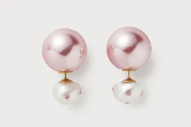 Ashore Earrings, Light Pink