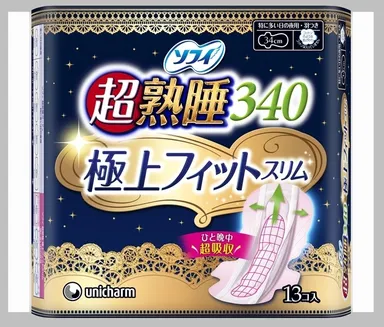 『ソフィ 超熟睡(R) 極上フィットスリム(R)　340』