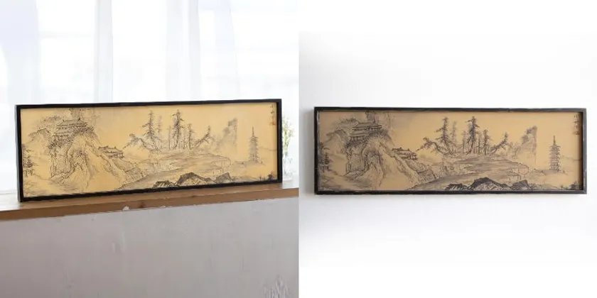 『山水長巻図 初秋の図』