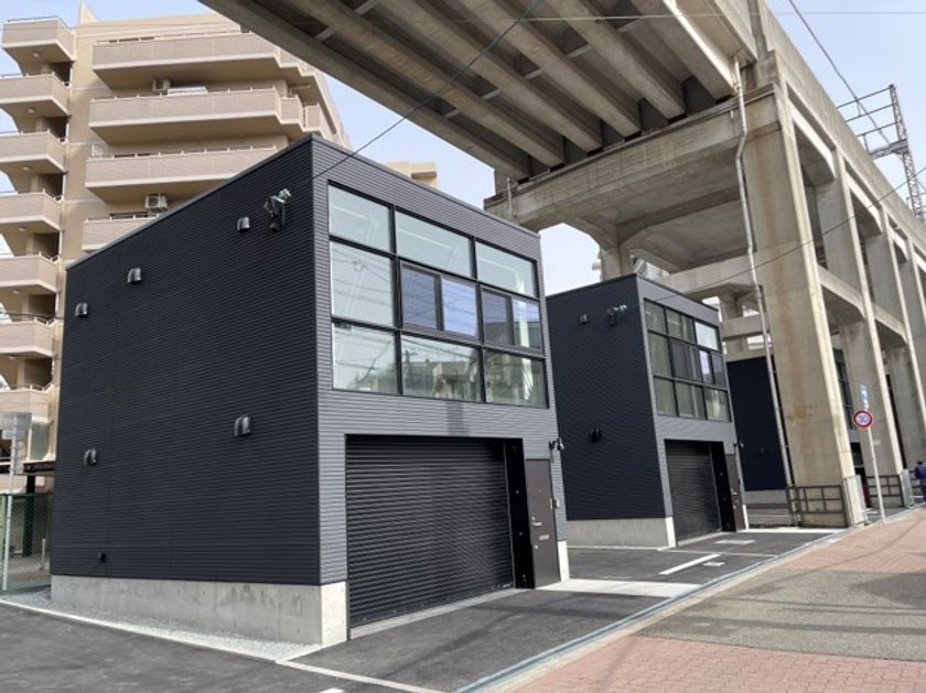 近鉄高架下 賃貸ガレージハウス
「K・BLOC ABENO-TENNOJICHO」竣工