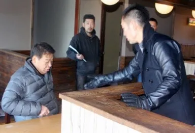 店舗での研修の様子