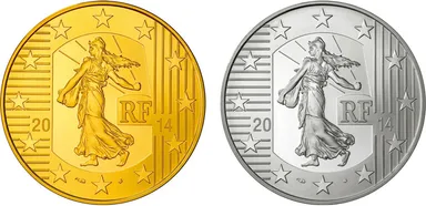 金・銀貨各種 表面