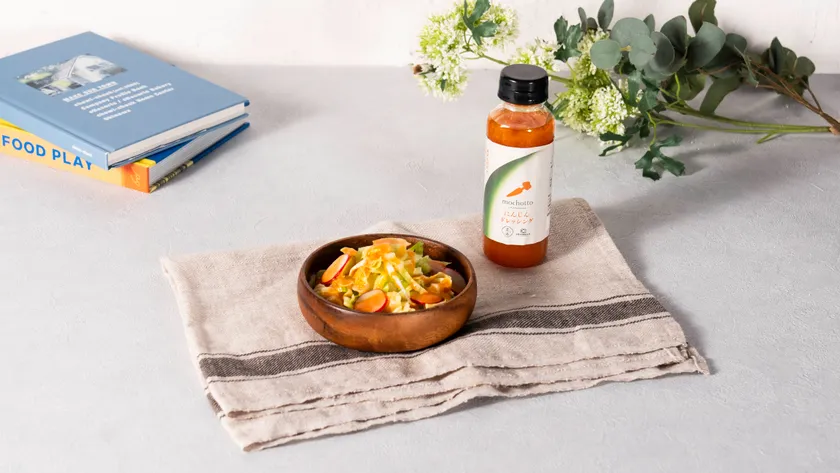 キャベツサラダ × にんじんドレッシング