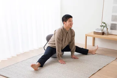 男性人気も高いストレッチ