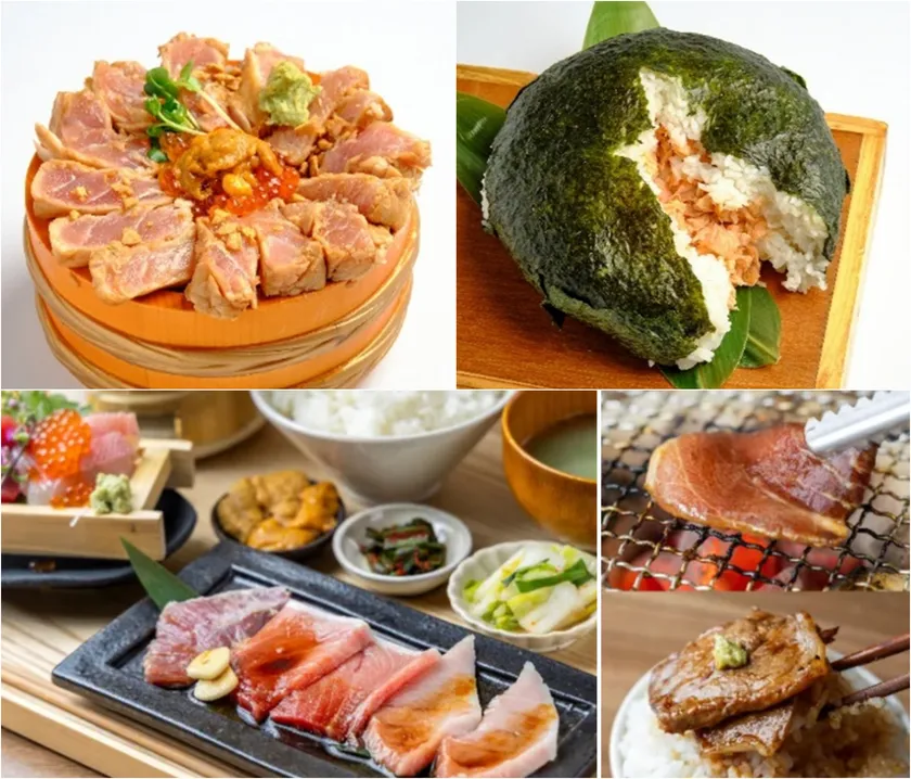 「1kgおにぎり」や「炙りマグロステーキ丼」が登場
