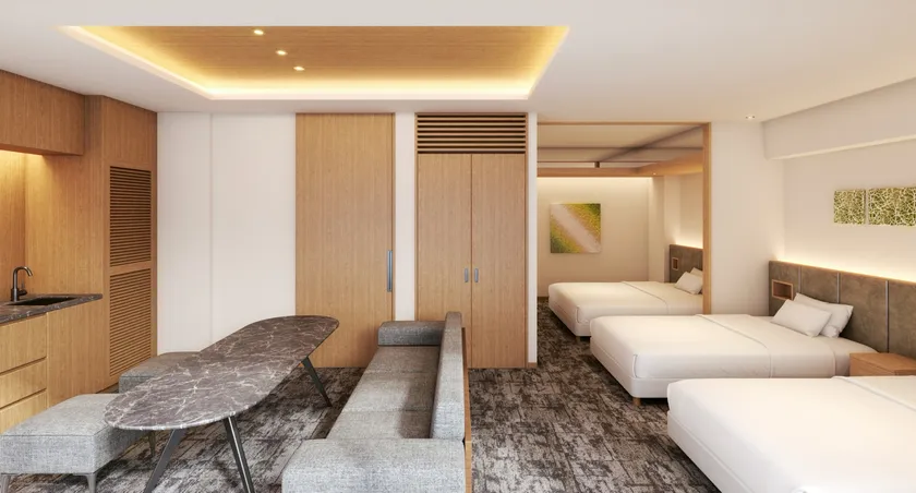 家族連れやグループに最適な各種客室