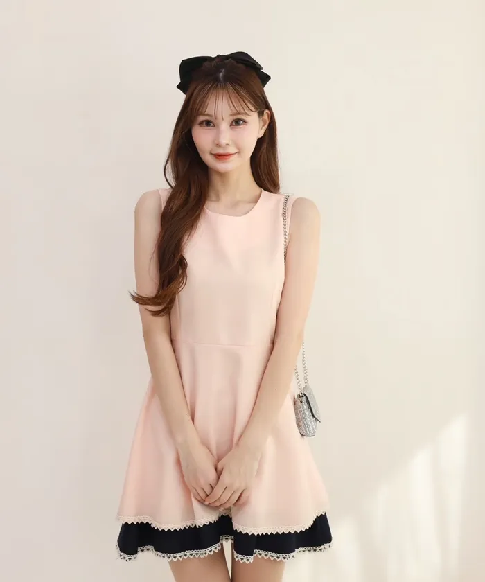 フレアーミニワンピース