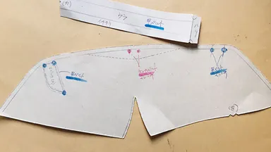 靴のパターンの作成