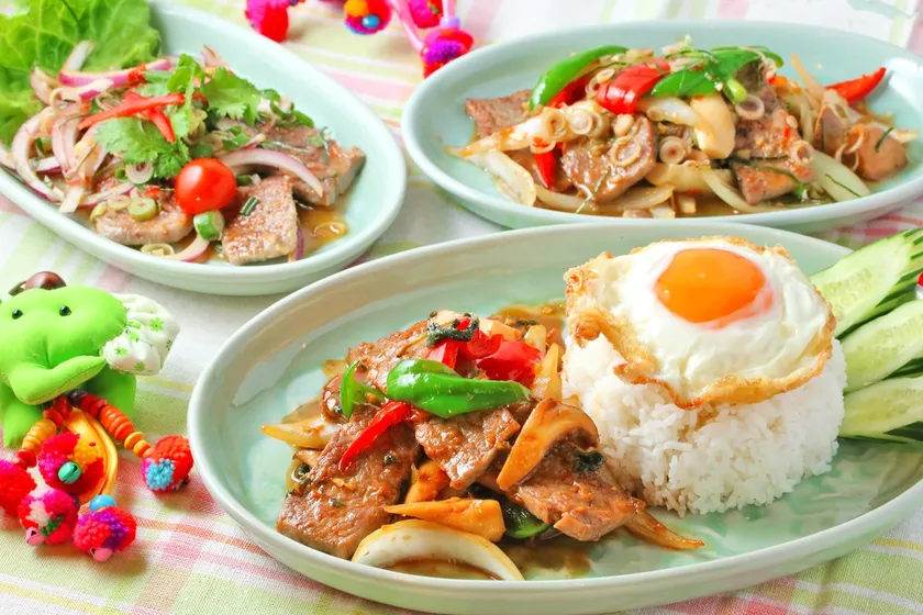 牛ロース肉を使った季節限定メニュー