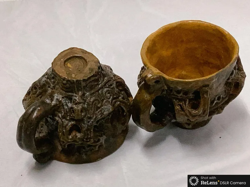 国宝火焔型土器コーヒーカップ