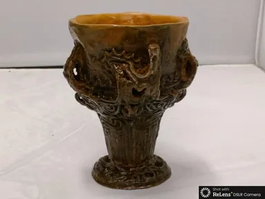 国宝火焔型土器のビアグラス