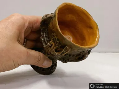 国宝火焔型土器ワイングラス