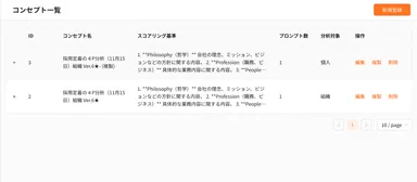 人事サポートAI　操作画面(2)