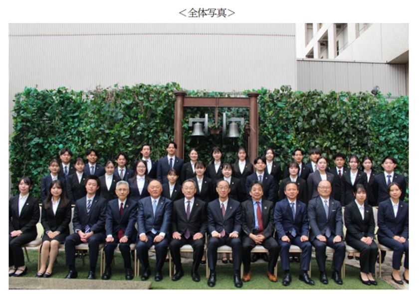 入社式における社長訓示