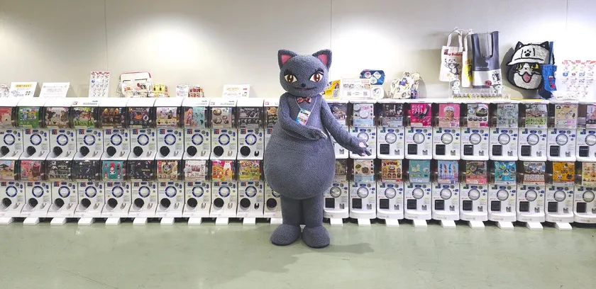 猫限定カプセルトイコーナー