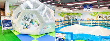 大きくてふわふわのエアー遊具