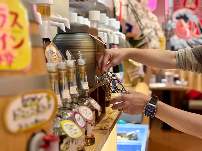 セルフ飲み放題用ドリンクバー