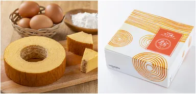 天てり卵のバームクーヘン紡