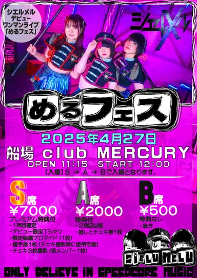 めるフェスフライヤー