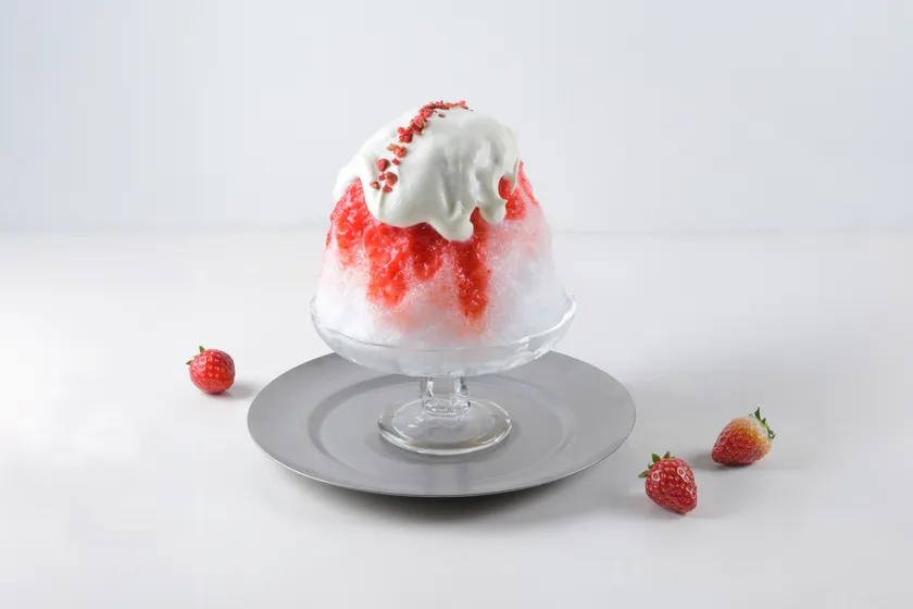 国産いちご100%使用のいちごかき氷